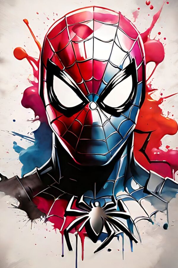 Spider-Man Splash Art - Vibrant Wall Poster - Image 2