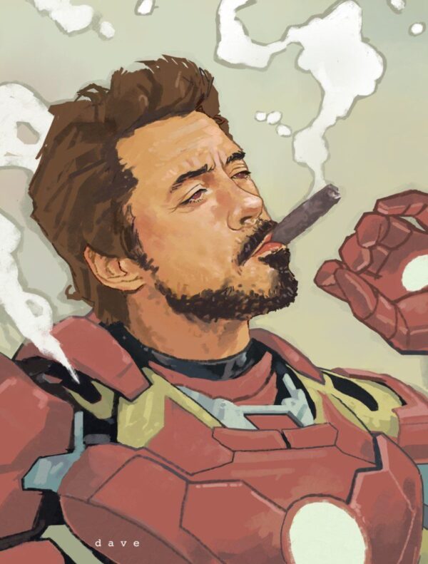 Iron Man Smokin’ Swag - Artistic Poster - Image 2