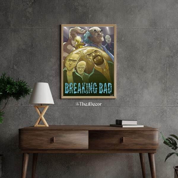 Breaking Bad Comic-Style Art Print