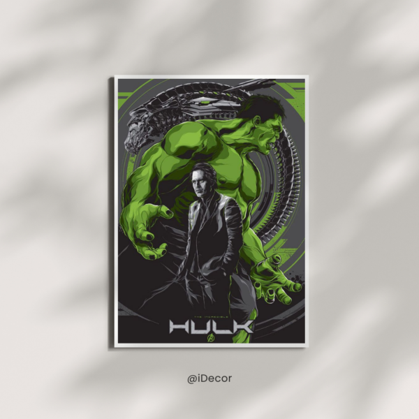 The Incredible Hulk & Bruce Banner "Dual Identity" Poster